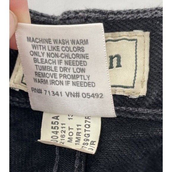 L.L.Bean Plus Size Black Straight Fit Cut Off Raw Hem Shorts Size 20 - Picture 4 of 9